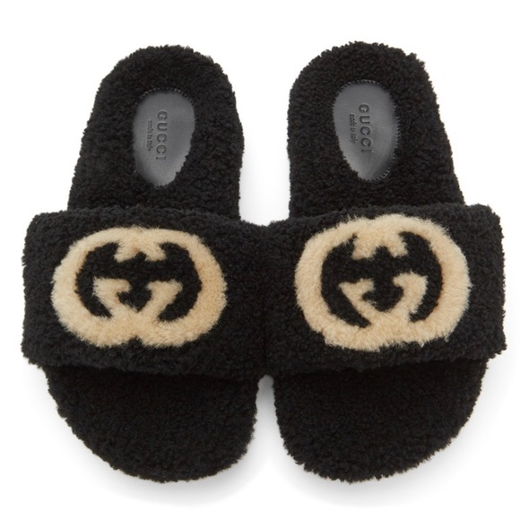 Gucci Shoes - Gucci Black and Tan Sandals